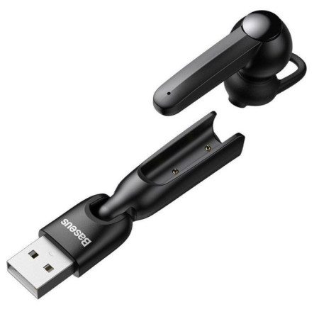 Бездротова Bluetooth гарнітура Baseus A05 Black