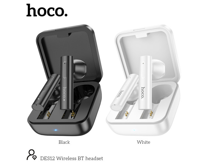 Беспроводные наушники Bluetooth Hoco DES12 White