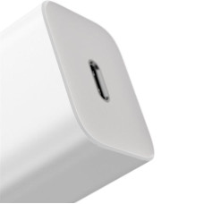 Мережеве зарядний пристрій Baseus Super Si 25W 1Type-C з кабелем Type-C toType-C (3A) 1m (Білий / White)