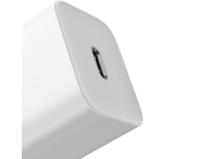 Мережеве зарядний пристрій Baseus Super Si 25W 1Type-C з кабелем Type-C toType-C (3A) 1m (Білий / White)