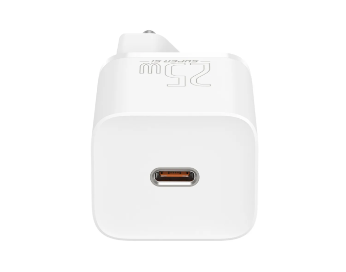 Мережеве зарядний пристрій Baseus Super Si Quick Charger 1C 25W (CCSP) Білий