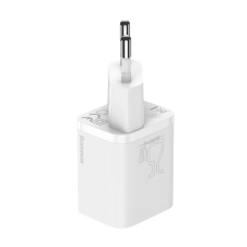 Мережеве зарядний пристрій Baseus Super Si Quick Charger 1C 25W (CCSP) Білий
