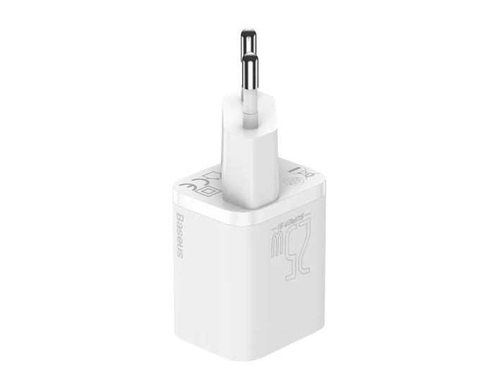 Мережеве зарядний пристрій Baseus Super Si Quick Charger 1C 25W (CCSP) Білий