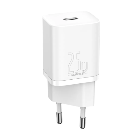 Сетевое зарядное устройство Baseus Super Si Quick Charger 1C 25W (CCSP) Белый
