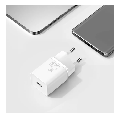 Сетевое зарядное устройство Baseus Super Si Quick Charger 1C 25W (CCSP) Белый