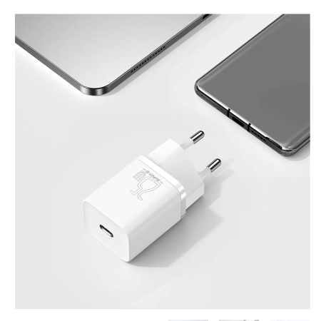 Сетевое зарядное устройство Baseus Super Si Quick Charger 1C 25W (CCSP) Белый
