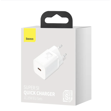 Сетевое зарядное устройство Baseus Super Si Quick Charger 1C 25W (CCSP) Белый
