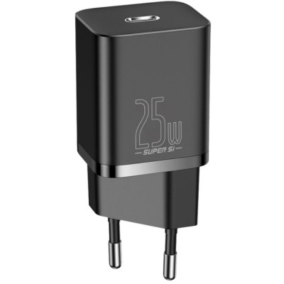 Сетевое зарядное устройство Baseus GaN5 Fast Charger (mini) 1C 25W (P10110909113-00) Черный