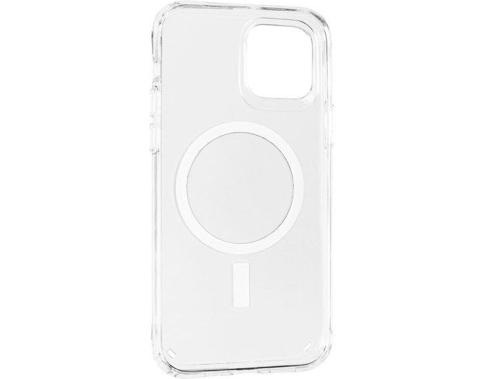 Чехол-силикон Magnet MagSafe Air Case iPhone 12 / 12 Pro Clear
