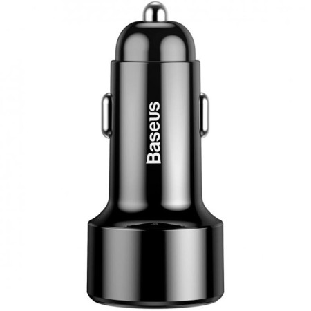 Автомобильное зарядное устройство Baseus 2USB with Display (6A) (CCMLC20A-01) Black (Класс B)