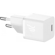Мережеве зарядний пристрій Baseus GaN5S Fast Charger 1C 20W EU (P10162503213-00) White