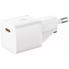 Мережеве зарядний пристрій Baseus GaN5S Fast Charger 1C 20W EU (P10162503213-00) White