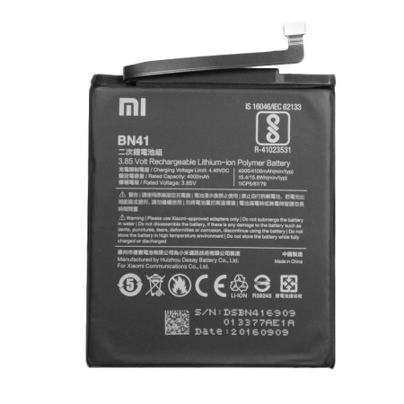 Аккумулятор Original Quality Xiaomi BN41, Redmi Note 4, 4100 mAh (Класс B)
