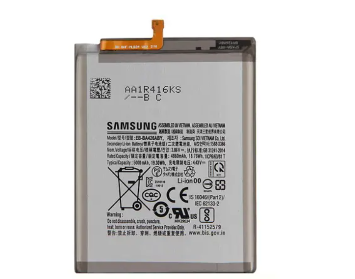 Аккумулятор Samsung (EB-BA426ABY/ EB-BM325ABN) A32 5G A326 /A42 5G A426 /A72 5G A726 /M22 M225 /M32 M325, 5000 mAh, оригинал