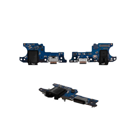 Шлейф для Samsung A025F A02s/A03/A03s, коннектора зарядки, конектора гарнитуры с микрофоном, оригинал