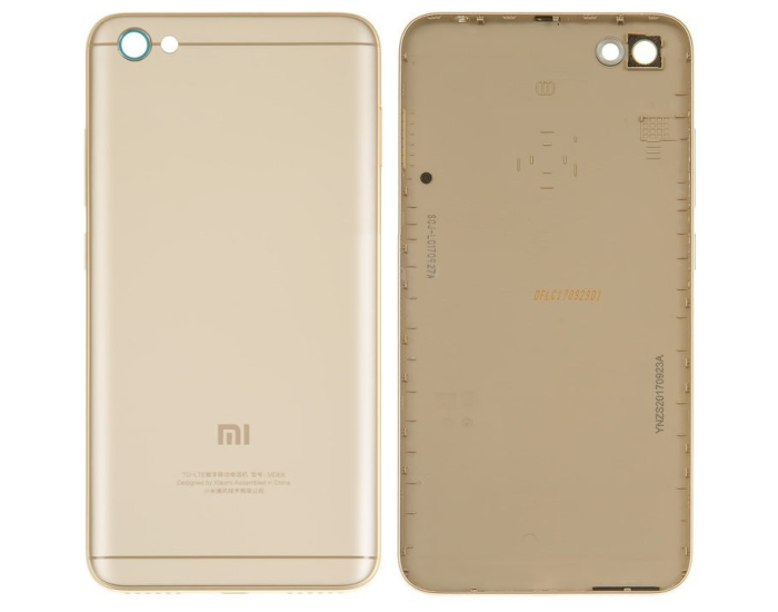 Задняя крышка корпуса для Xiaomi Redmi Note 5a, золото с боковыми кнопками
