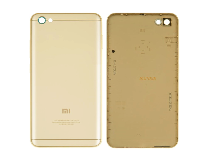 Задняя крышка корпуса для Xiaomi Redmi Note 5a, золото с боковыми кнопками