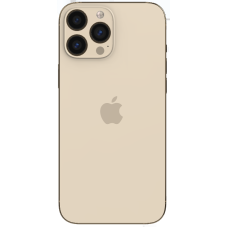 Задняя панель корпуса для iPhone 13 Pro Max, Gold (Big Hole) (Класс C)
