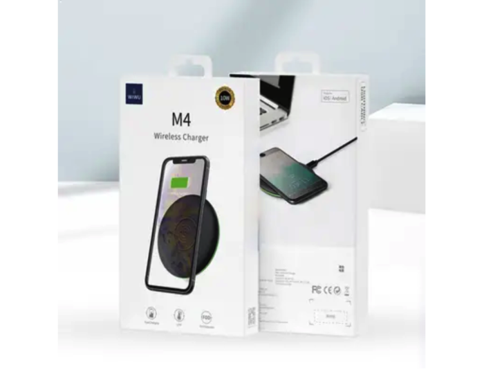 Беспроводная зарядка WiWU M4 Wireless Desktop Charging 10W ( Black / Черный )