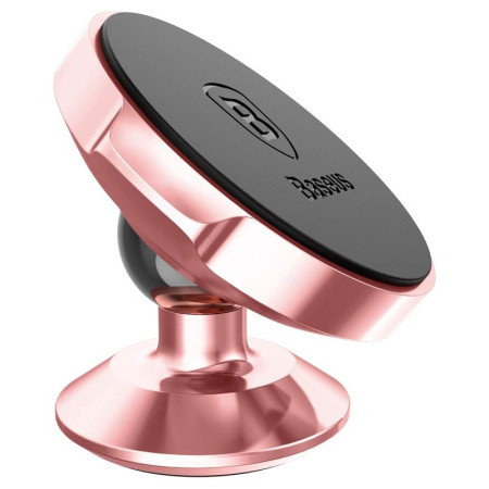 Автодержатель магнитный Baseus Small Ears Series Magnetic Bracket (Vertical type) (SUER-BOR) Rose Gold
