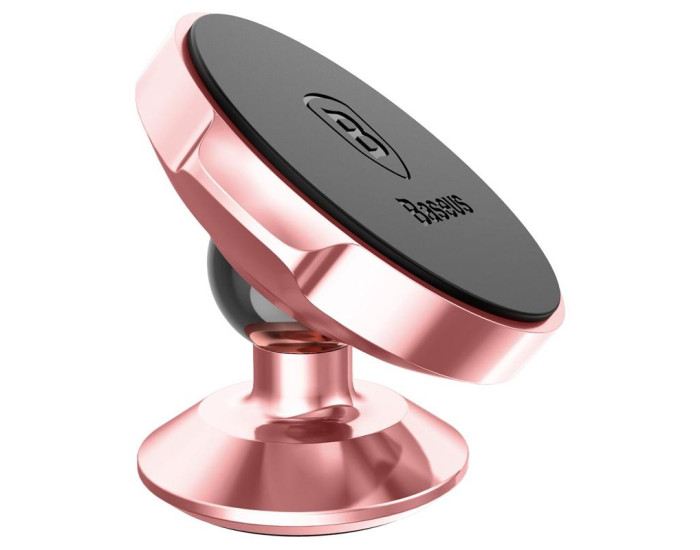 Автодержатель магнитный Baseus Small Ears Series Magnetic Bracket (Vertical type) (SUER-BOR) Rose Gold