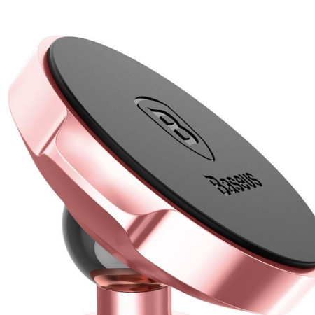 Автодержатель магнитный Baseus Small Ears Series Magnetic Bracket (Vertical type) (SUER-BOR) Rose Gold