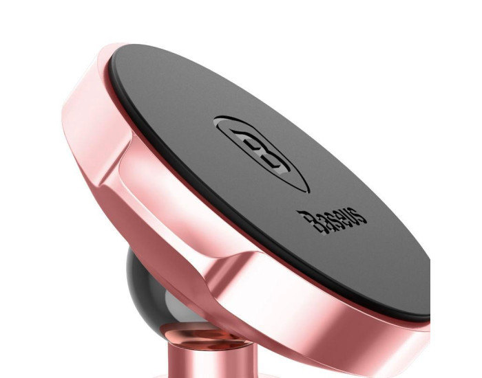 Автодержатель магнитный Baseus Small Ears Series Magnetic Bracket (Vertical type) (SUER-BOR) Rose Gold