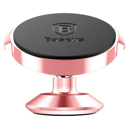 Автодержатель магнитный Baseus Small Ears Series Magnetic Bracket (Vertical type) (SUER-BOR) Rose Gold