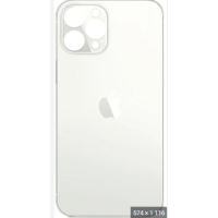 Задняя панель корпуса для iPhone 13 Pro Max, Silver (Big Hole) (Класс А)