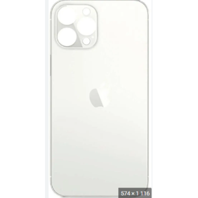 Задня панель корпуси для iPhone 13 Pro Max, Silver (Big Hole)