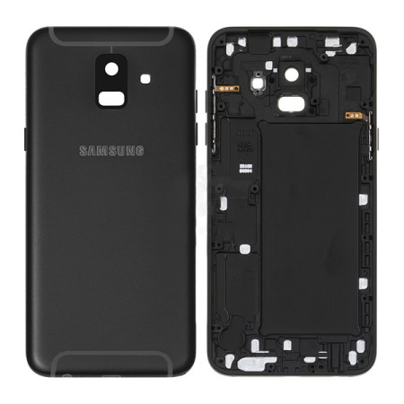 Задняя крышка для Samsung A605, A6 Plus (2018) черный
