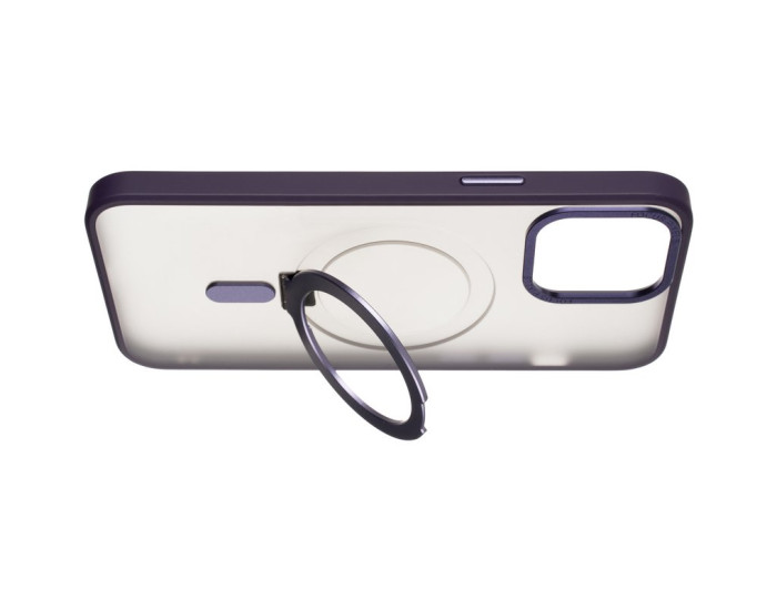 Чехол-силикон Bumper Case (MagSafe Stand) iPhone 13 Pro Max Violet