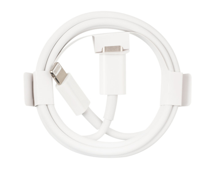 Мережеве зарядний пристрій Original Quality Type-C 20W з кабелем Type-C to Lightning (MU7V2ZM/A) (box) (Білий / White)