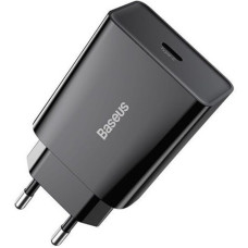 Сетевое зарядное устройство Baseus Speed Mini Quick Charger 1C 20W EU (CCFS-SN01)(Черный \ Black) (Класс B)