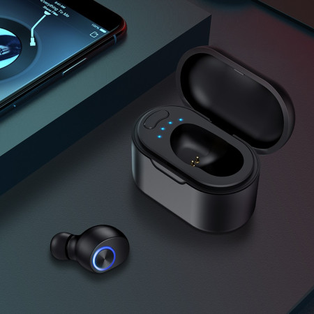 Беспроводная Bluetooth гарнитура Borofone BC29 Lambent MINI Black