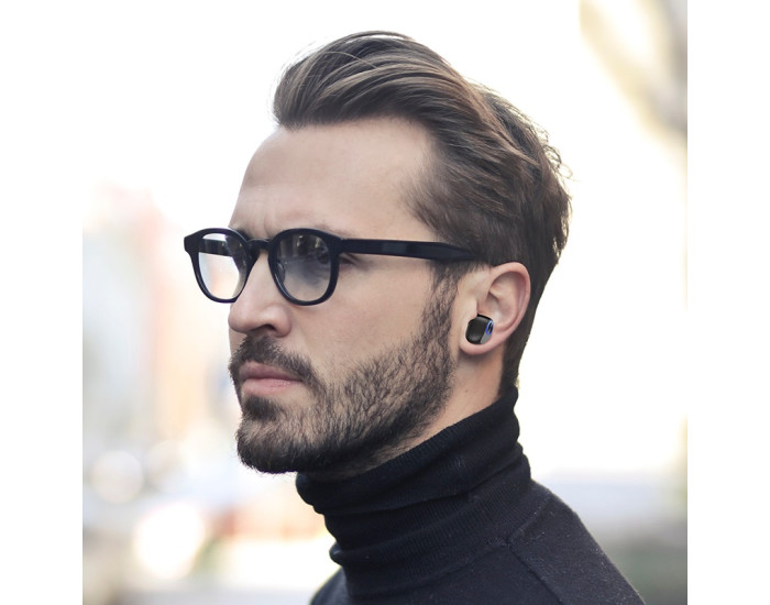 Беспроводная Bluetooth гарнитура Borofone BC29 Lambent MINI Black