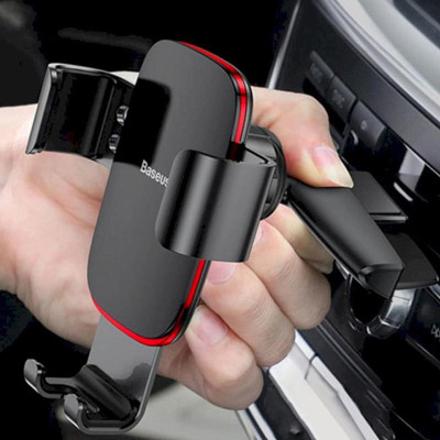 Автотримач Baseus Metal Age Gravity CD Version (SUYL-J01), (Чорний / Black)