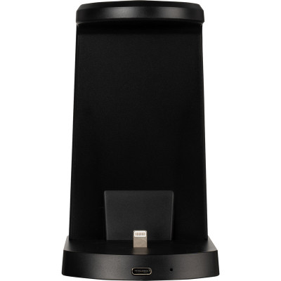 Беспроводная зарядка XO WX035 3in1 (iPhone/AirPods Lightning, Whireless Watch Charger) Black