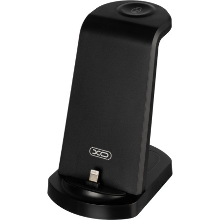 Беспроводная зарядка XO WX035 3in1 (iPhone/AirPods Lightning, Whireless Watch Charger) Black