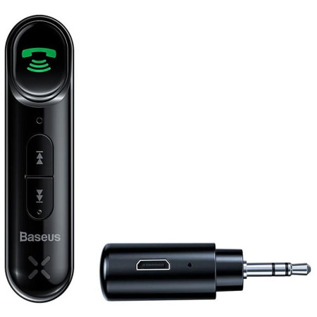 Автомобильный FM-Модулятор Baseus Qiyin AUX Car Bluetooth Receiver (WXQY-01) Black (Класс B)