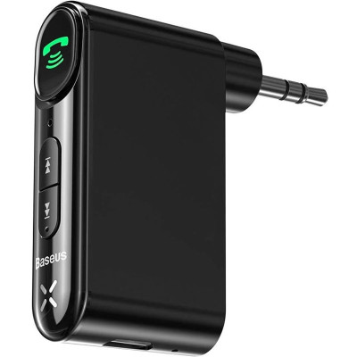 Автомобільний FM-Модулятор Baseus Qiyin AUX Car Bluetooth Receiver (WXQY-01) Black