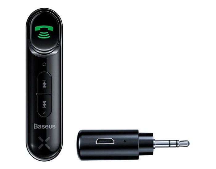 Автомобильный FM-Модулятор Baseus Qiyin AUX Car Bluetooth Receiver (WXQY-01) Black