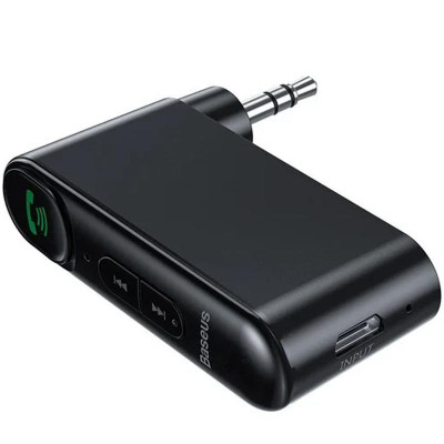 Автомобільний FM-Модулятор Baseus Qiyin AUX Car Bluetooth Receiver (WXQY-01) Black