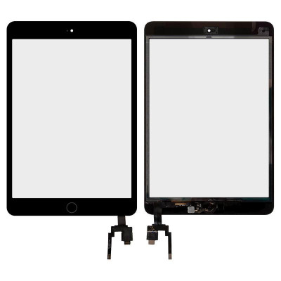 Сенсор iPad Mini 3, A1599 / A1600, черный, Oригинал