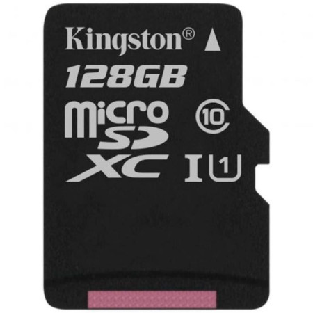 Карта памяти Kingston MicroSD 128GB Canvas Select Plus A1 (UHS-1) + Adapter SD