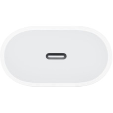 Сетевое зарядное устройство Original Quality iPhone 14 Pro Max 20W с кабелем Type-C to Lightning (MHJ83ZMA/A) (box) White