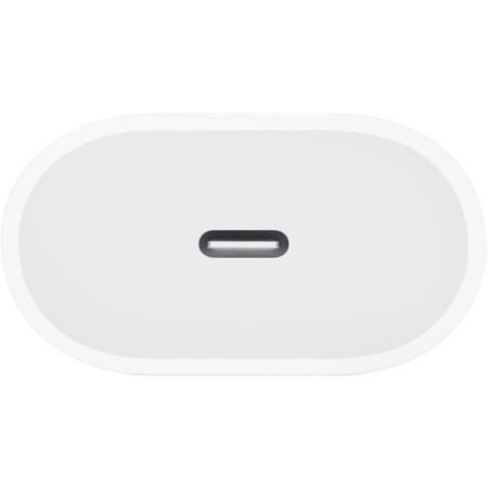 Сетевое зарядное устройство Original Quality iPhone14Pro Max 20W с кабелем Type-C to Lightning (MHJ83ZMA/A) (box) White