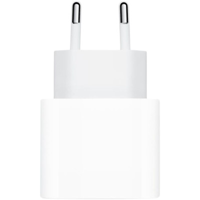 Сетевое зарядное устройство Original Quality Type-C 20W с кабелем Type-C to Lightning (MHJE3ZM/A) (box) (Белый / White)