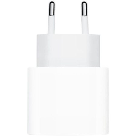 Сетевое зарядное устройство Original Quality Type-C 20W с кабелем Type-C to Lightning (MHJE3ZM/A) (box) (Белый / White) (Класс B)