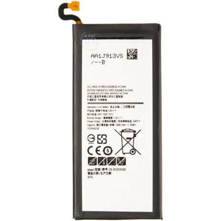 Аккумулятор Samsung EB-BG928ABE, G928 Galaxy S6 Edge Plus, 3000 мАч